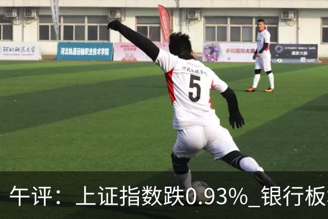 午评：上证指数跌0.93% 银行板块逆势走强